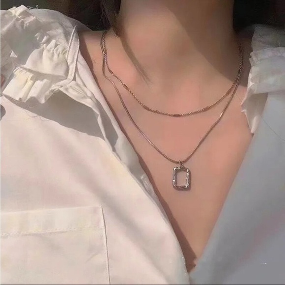 New Gold Chain Layering Pendant Necklace - Picture 11 of 15